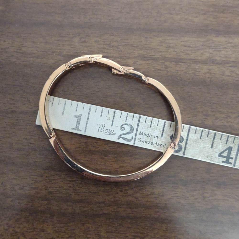 Adjustable Slim Bangle Bracelet Soft Pinkish - Picture 4 of 4